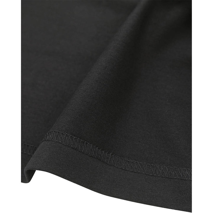 Fristads Heavy UV-Protective Stretch T-Shirt - 7553 GTME Black/Hi-Vis Yellow Detail2#colour_black-hi-vis-yellow