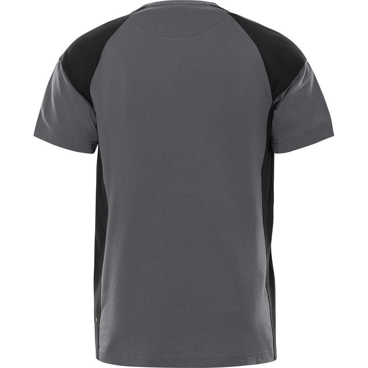 Fristads Heavy UV-Protective T-Shirt - 7046 GTM Grey/Black Back1#colour_grey-black