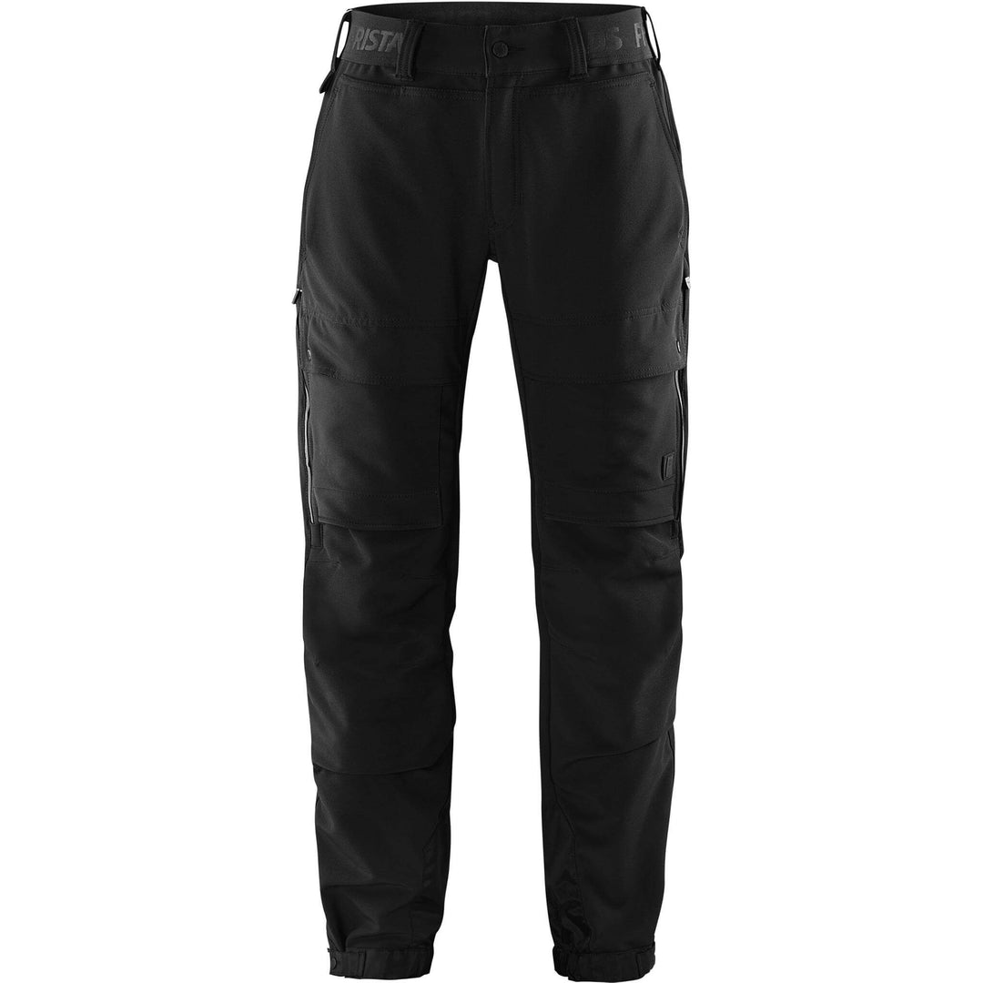 Fristads Helium Outdoor Stretch Trousers Black Front1#colour_black