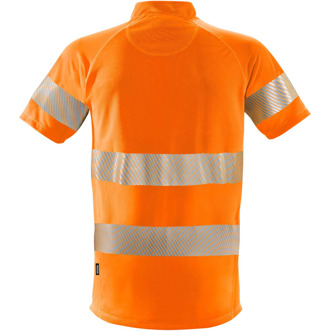 Fristads Hi-Vis 37.5 Moisture-Wicking T-Shirt Class 2 - 7117 TCY Hi-Vis Orange Back1#colour_hi-vis-orange