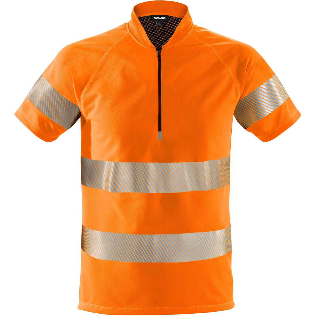 Fristads Hi-Vis 37.5 Moisture-Wicking T-Shirt Class 2 - 7117 TCY Hi-Vis Orange Front1#colour_hi-vis-orange