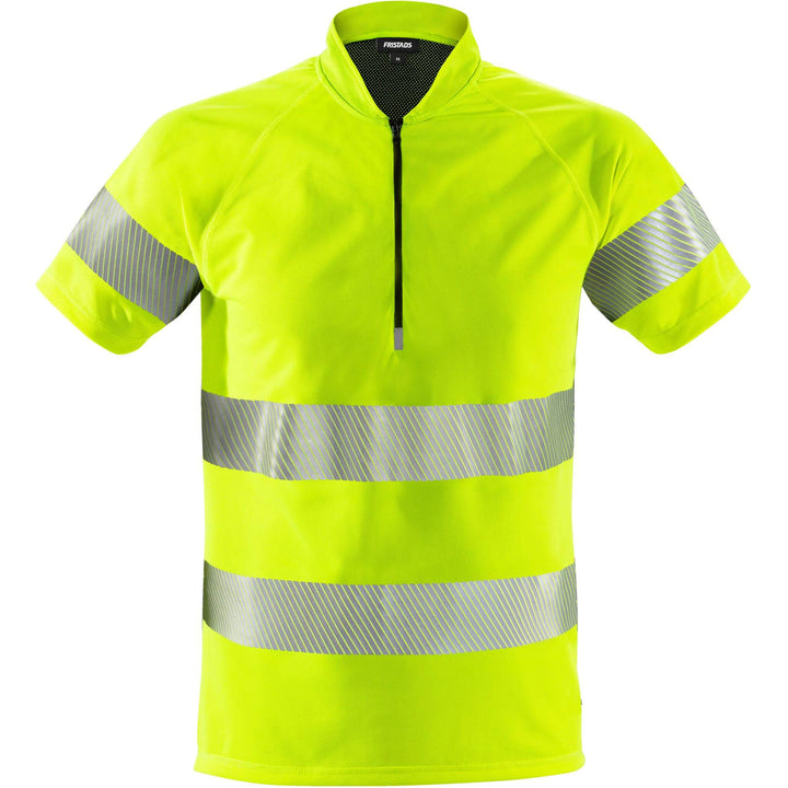 Fristads Hi-Vis 37.5 Moisture-Wicking T-Shirt Class 2 - 7117 TCY Hi-Vis Yellow Front1#colour_hi-vis-yellow