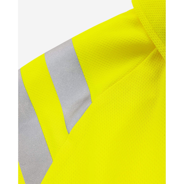 Fristads Hi-Vis Breathable Lightweight Polo Shirt Class 3 - 7861 GPST Hi-Vis Yellow Detail1#colour_hi-vis-yellow