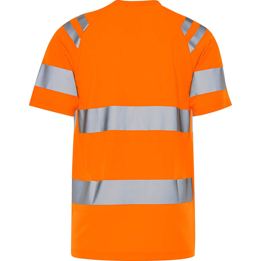 Fristads Hi-Vis Breathable Lightweight T-Shirt Class 3 - 7860 GPST Hi-Vis Orange Back1#colour_hi-vis-orange