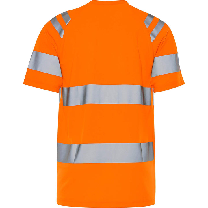 Fristads Hi-Vis Breathable Lightweight T-Shirt Class 3 - 7860 GPST Hi-Vis Orange Back1#colour_hi-vis-orange