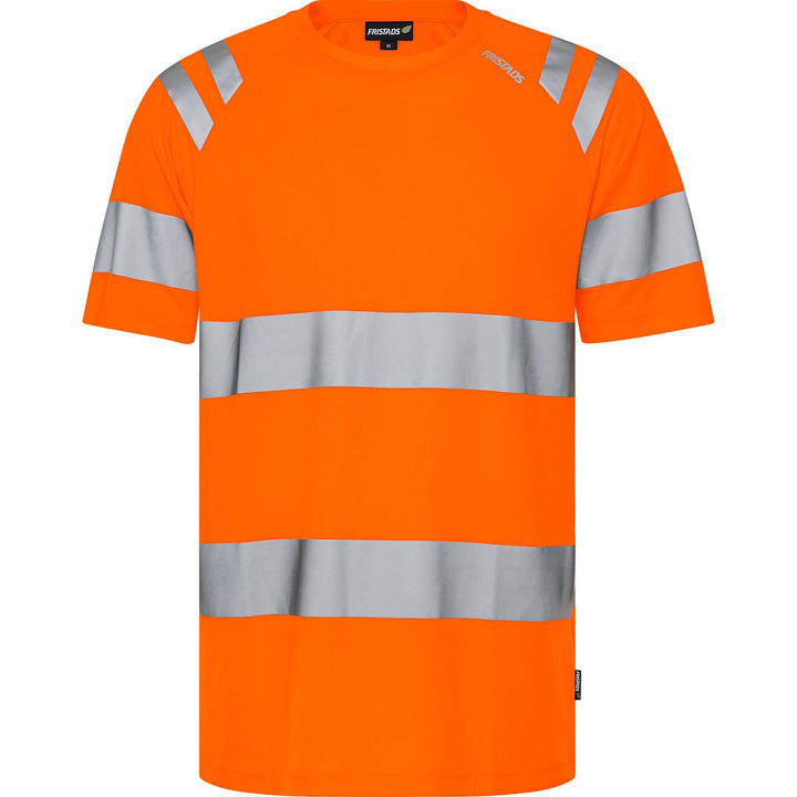 Fristads Hi-Vis Breathable Lightweight T-Shirt Class 3 - 7860 GPST Hi-Vis Orange Front1#colour_hi-vis-orange