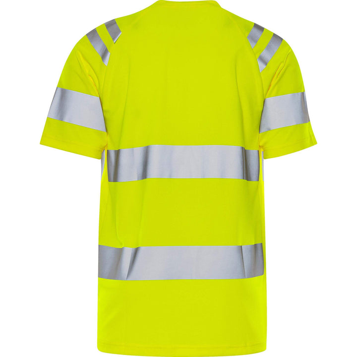 Fristads Hi-Vis Breathable Lightweight T-Shirt Class 3 - 7860 GPST Hi-Vis Yellow Back1#colour_hi-vis-yellow