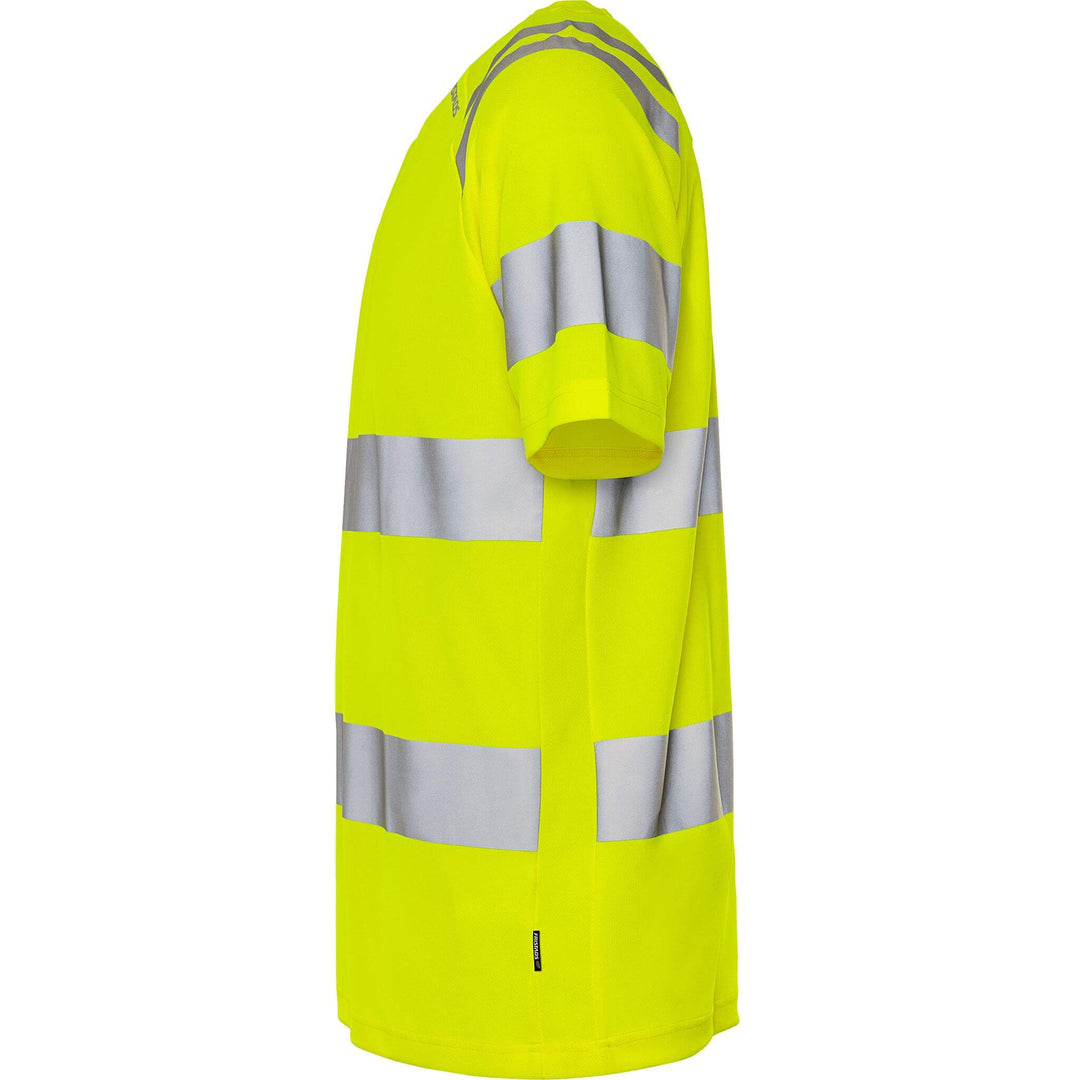 Fristads Hi-Vis Breathable Lightweight T-Shirt Class 3 - 7860 GPST Hi-Vis Yellow Back2#colour_hi-vis-yellow