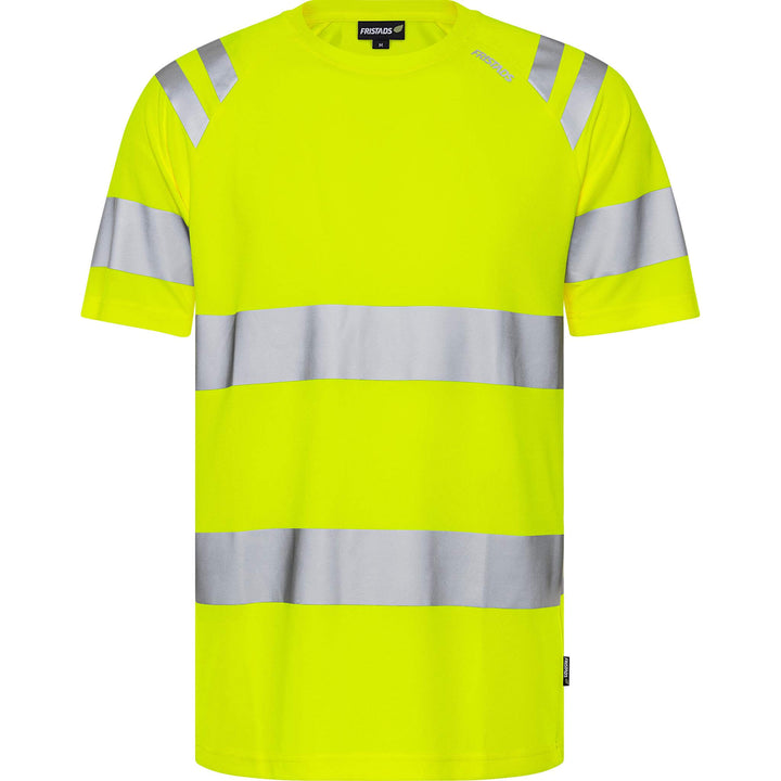 Fristads Hi-Vis Breathable Lightweight T-Shirt Class 3 - 7860 GPST Hi-Vis Yellow Front1#colour_hi-vis-yellow