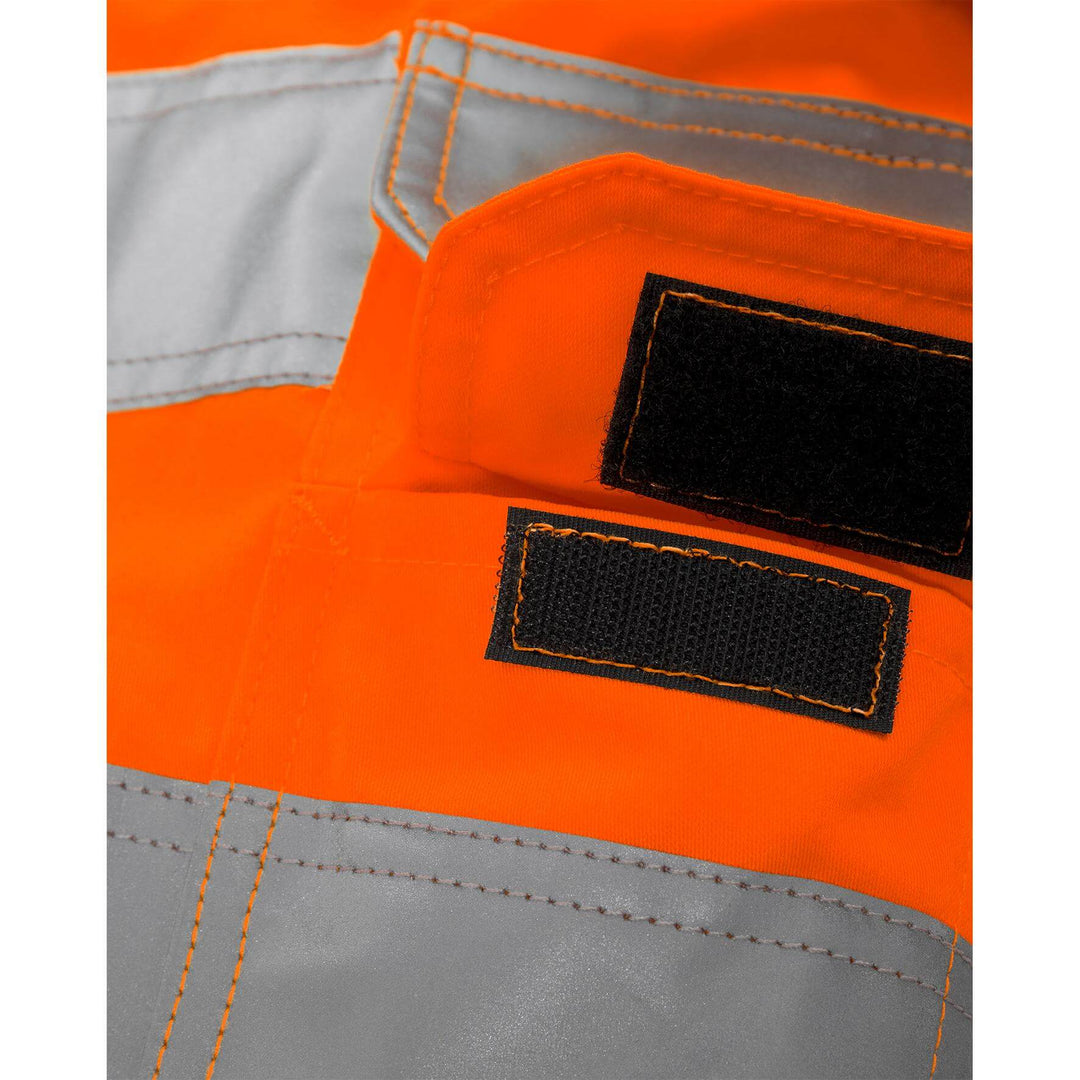 Fristads Hi-Vis Craftsman Holster Pocket Shorts Class 2 - 2028 PLU Hi-Vis Orange Detail2#colour_hi-vis-orange