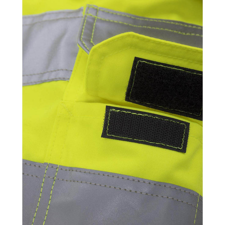 Fristads Hi-Vis Craftsman Holster Pocket Shorts Class 2 - 2028 PLU Hi-Vis Yellow Detail2#colour_hi-vis-yellow