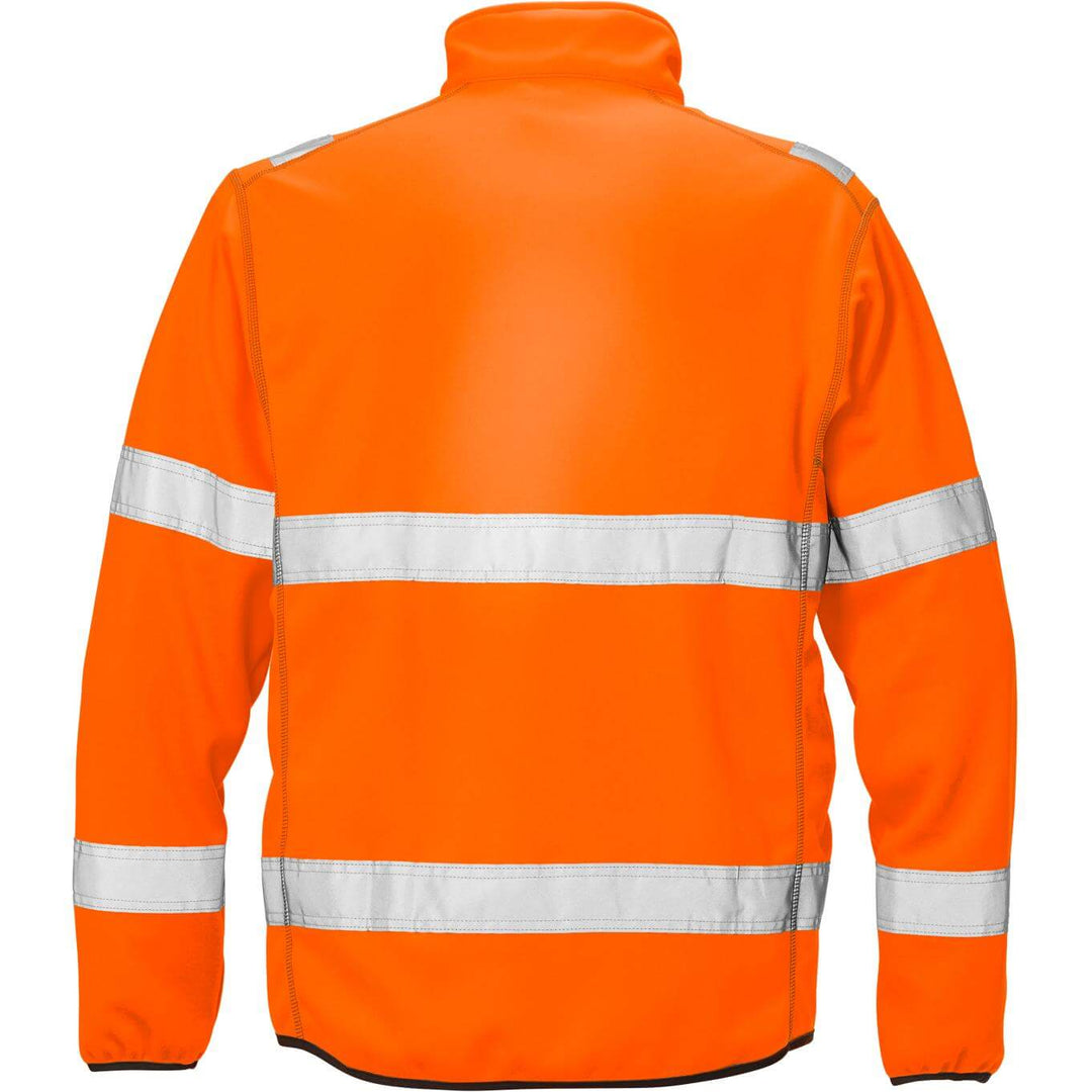 Fristads Hi-Vis Sweat Jacket Class 3 - 4840 SSL Hi-Vis Orange Back1#colour_hi-vis-orange