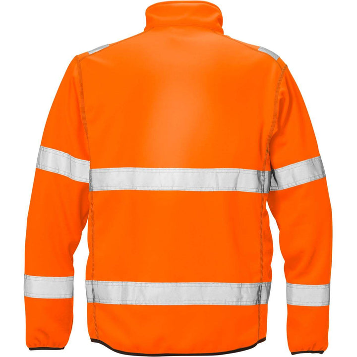 Fristads Hi-Vis Sweat Jacket Class 3 - 4840 SSL Hi-Vis Orange Back1#colour_hi-vis-orange