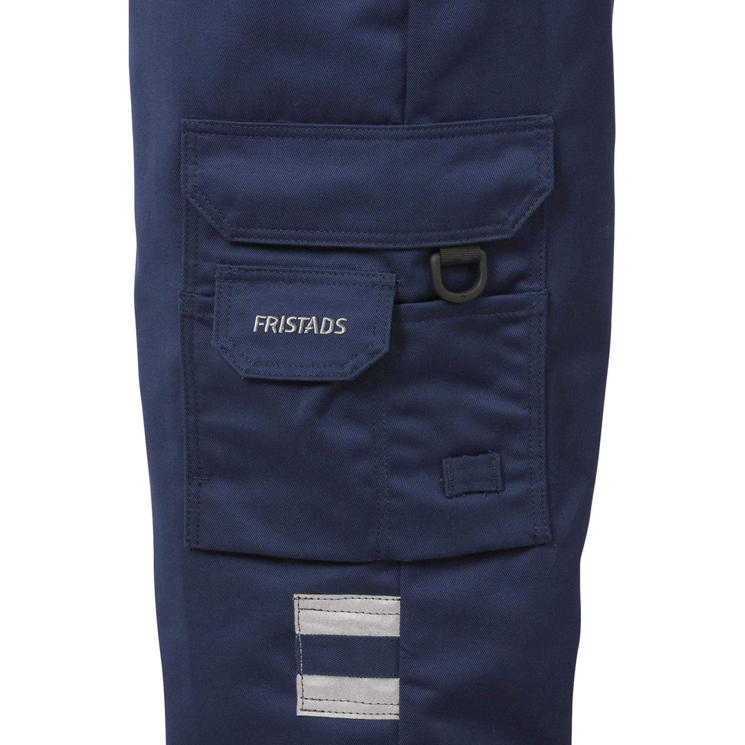 Fristads Hi-Vis Trousers Class 1 - 213 PLU Hi-Vis Yellow/Navy Detail1#colour_hi-vis-yellow-navy