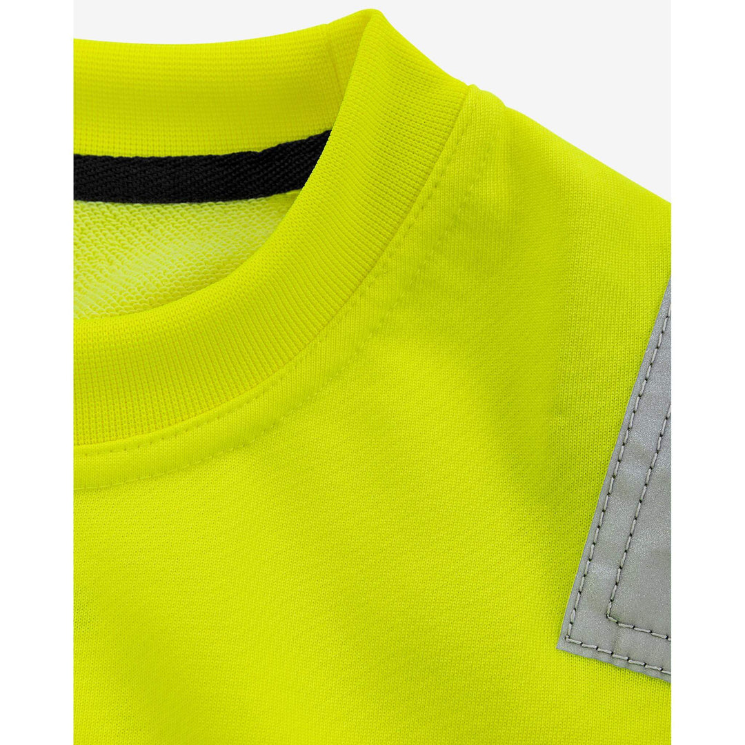 Fristads Hi-Vis UV Protective Sweatshirt Class 3 - 7446 SHV Hi-Vis Yellow Detail1#colour_hi-vis-yellow