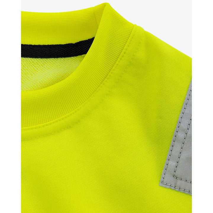 Fristads Hi-Vis UV Protective Sweatshirt Class 3 - 7446 SHV Hi-Vis Yellow Detail1#colour_hi-vis-yellow