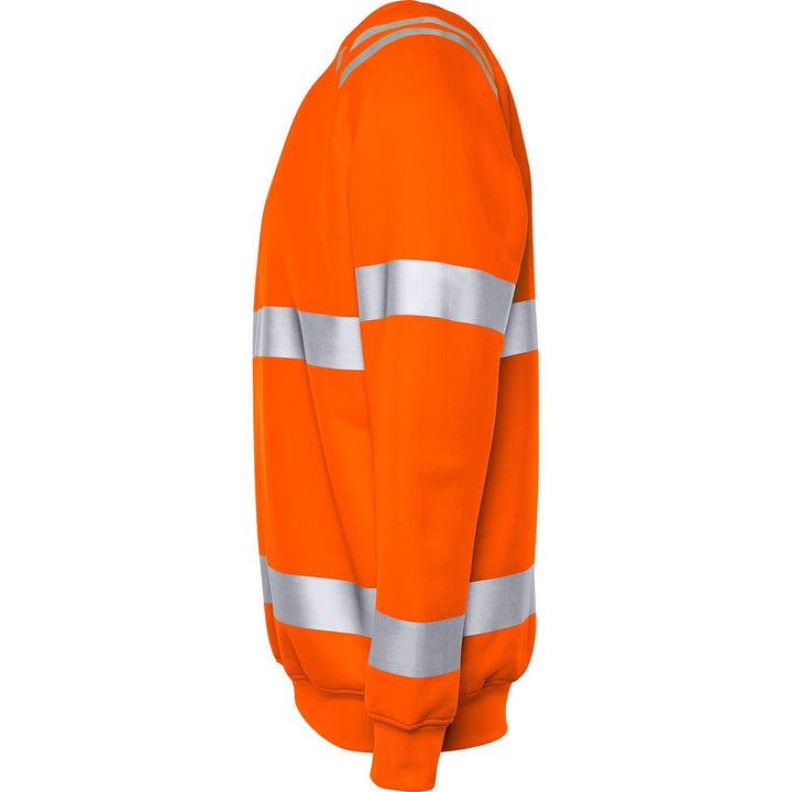 Fristads Hi-Vis UV Protective Sweatshirt Class 3 - 7862 GPSW Hi-Vis Orange Back2#colour_hi-vis-orange
