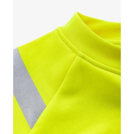Fristads Hi-Vis UV Protective Sweatshirt Class 3 - 7862 GPSW Hi-Vis Yellow Detail1#colour_hi-vis-yellow