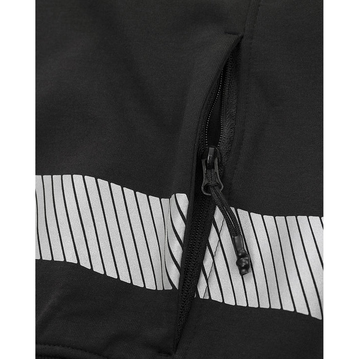 Fristads Hi-Vis UV-Protective Sweatshirt Jacket Class 1 - 7531 GKC Hi-Vis Yellow/Black Detail1#colour_hi-vis-yellow-black