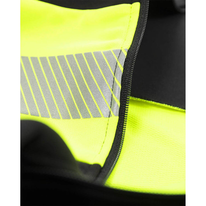Fristads Hi-Vis UV-Protective Sweatshirt Jacket Class 1 - 7531 GKC Hi-Vis Yellow/Black Detail2#colour_hi-vis-yellow-black