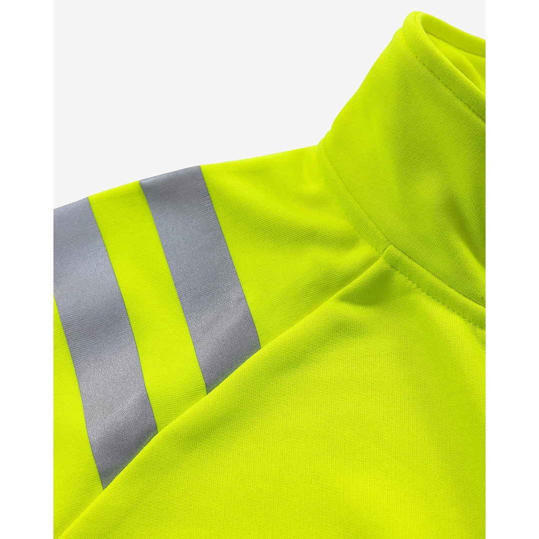 Fristads Hi-Vis UV-Protective Sweatshirt Jacket Class 3 - 7863 GPSW Hi-Vis Yellow Detail1#colour_hi-vis-yellow