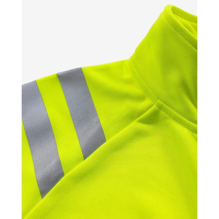 Fristads Hi-Vis UV-Protective Sweatshirt Jacket Class 3 - 7863 GPSW Hi-Vis Yellow Detail1#colour_hi-vis-yellow