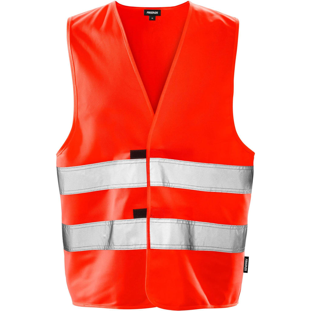 Fristads Hi-Vis Vest Class 2 - 501 H Hi-Vis Red Front1#colour_hi-vis-red