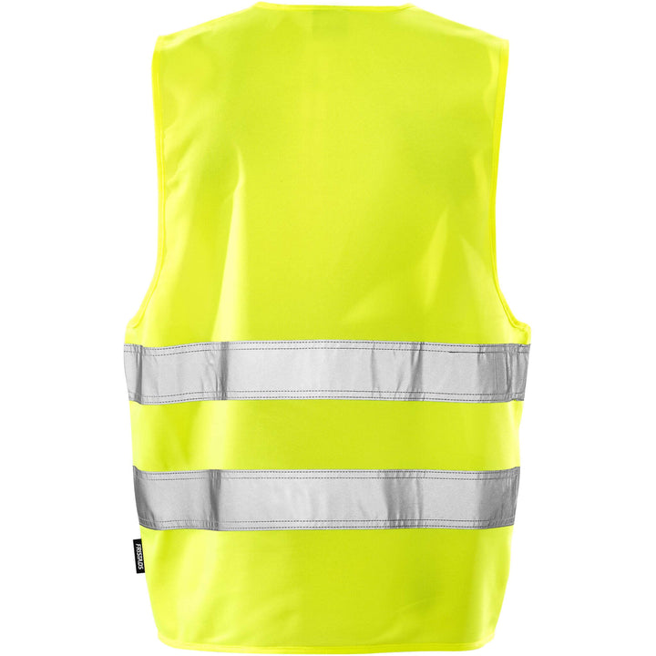 Fristads Hi-Vis Vest Class 2 - 501 H Hi-Vis Yellow Back1#colour_hi-vis-yellow
