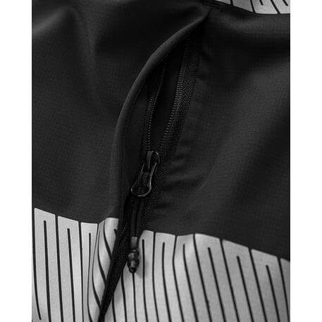 Fristads Hi-Vis Waterproof Breathable Ripstop Stretch Shell Jacket Class 1 - 4690 GLS Hi-Vis Yellow/Black Detail1#colour_hi-vis-yellow-black