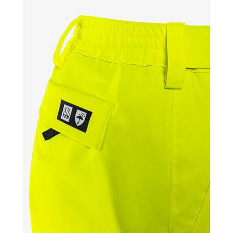 Fristads Hi-Vis Waterproof Breathable Shell Trousers Class 2 - 2680 GLPS Hi-Vis Yellow Detail2#colour_hi-vis-yellow