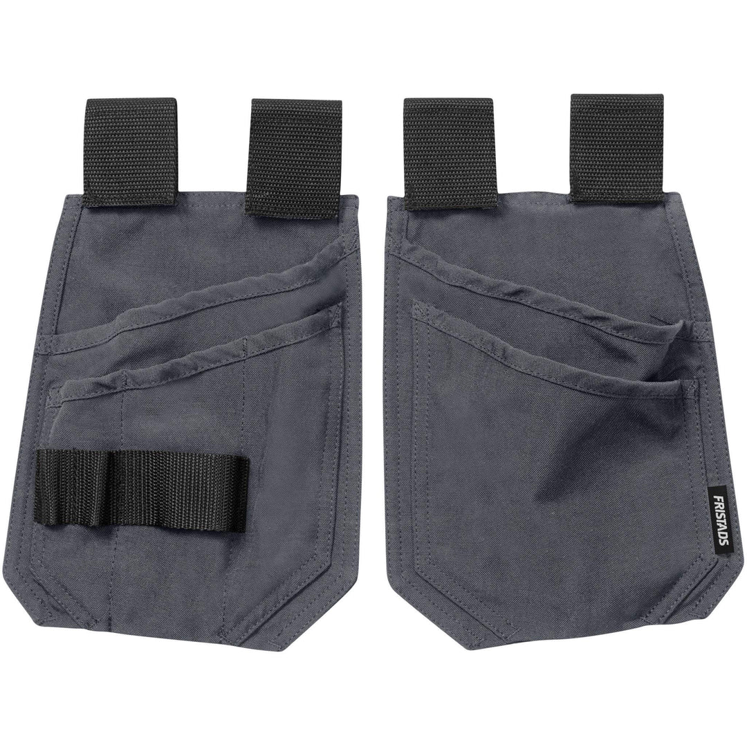 Fristads Holster / Nail Pockets - 9201 ADKN Dark Grey Front1#colour_dark-grey