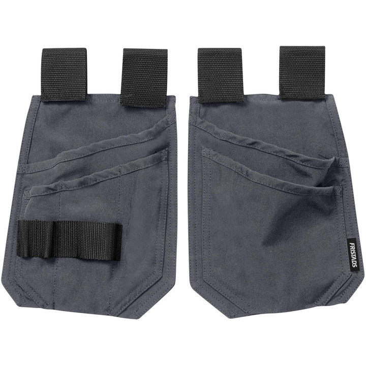 Fristads Holster / Nail Pockets - 9201 ADKN Dark Grey Front1#colour_dark-grey