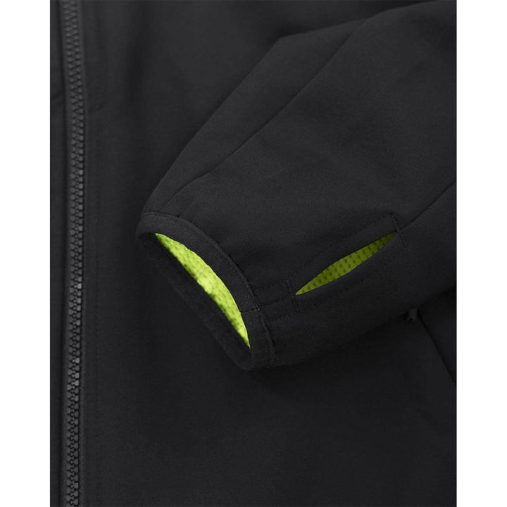 Fristads Hooded Windproof Softshell Jacket - 7461 GBON Black Detail2#colour_black