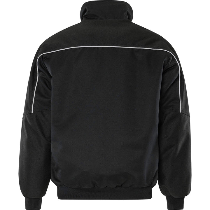 Fristads Insulated Winter Pilot Jacket - 464 PP Black Back1#colour_black