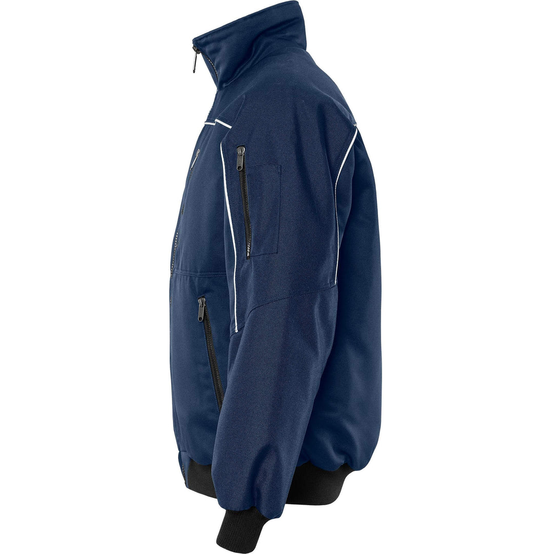 Fristads Insulated Winter Pilot Jacket - 464 PP Navy Back2#colour_navy