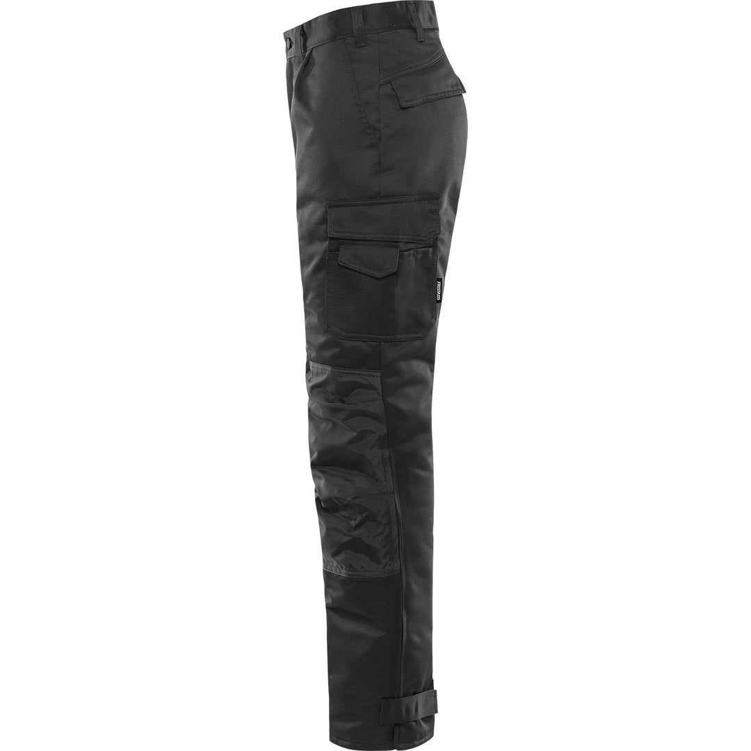 Fristads Insulated Winter Trousers - 267 PP Black Back2#colour_black