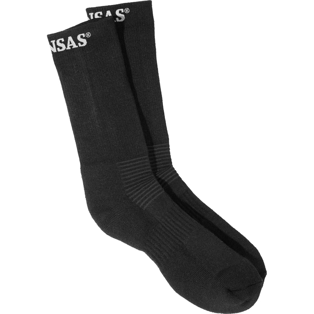 Fristads Kansas Coolmax Moisture-Wicking Breathable Socks - 928 CMS Black Front1#colour_black