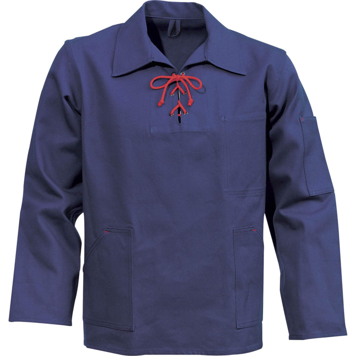 Fristads Kansas Cotton Smock - 7388 KC Navy Front1#colour_navy