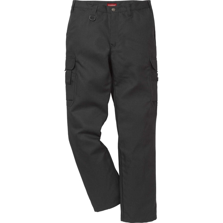 Fristads Kansas Durable Service Trousers - 235 CS Black Front1#colour_black