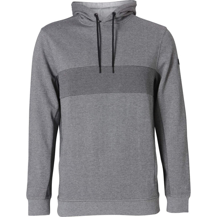 Fristads Kansas Evolve Double-Face Hooded Sweatshirt Grey/Dark Grey Front1#colour_grey-dark-grey