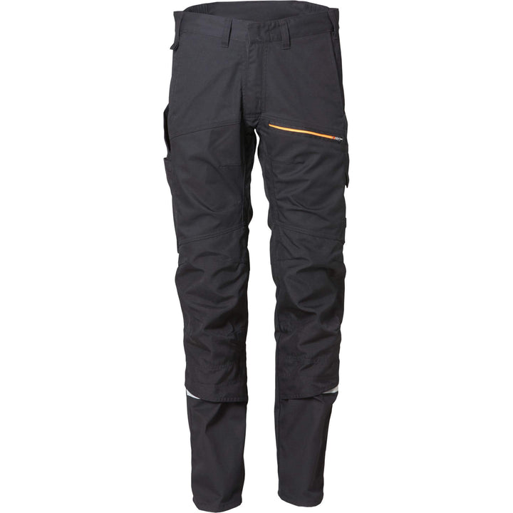 Fristads Kansas Evolve Mechanical Stretch Flexforce Trousers Black Front1#colour_black