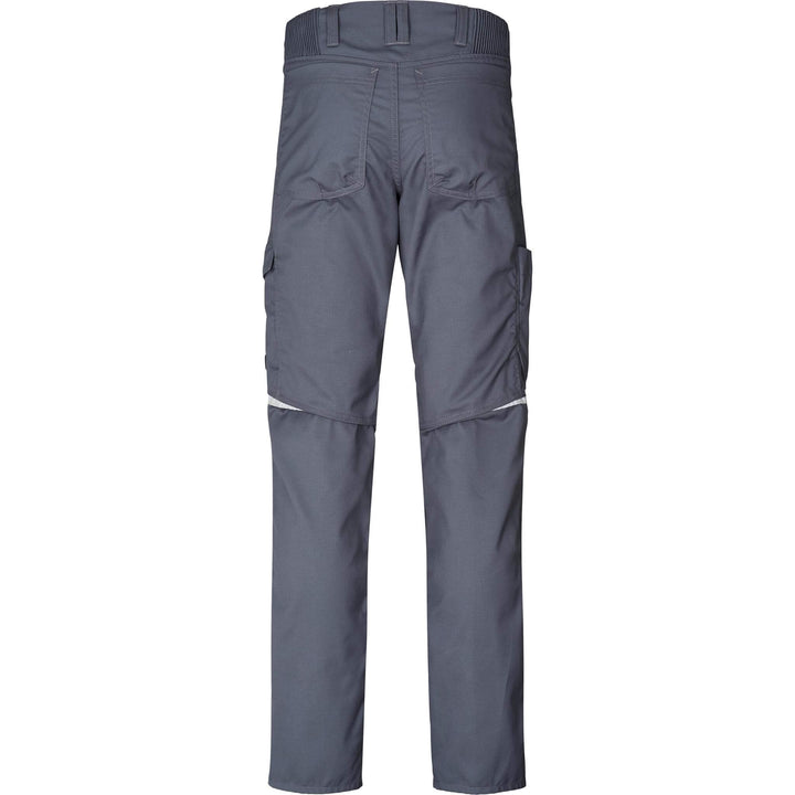 Fristads Kansas Evolve Mechanical Stretch Flexforce Trousers Grey/Dark Grey Back1#colour_grey-dark-grey