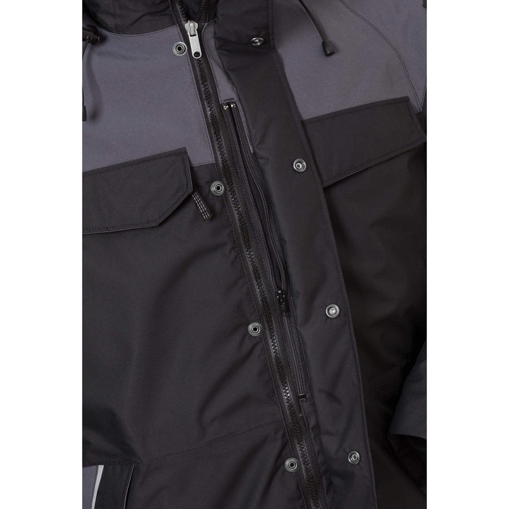 Fristads Kansas Icon Airtech 3-In-1 Jacket - 4056 GTT Black/Grey Detail1#colour_black-grey