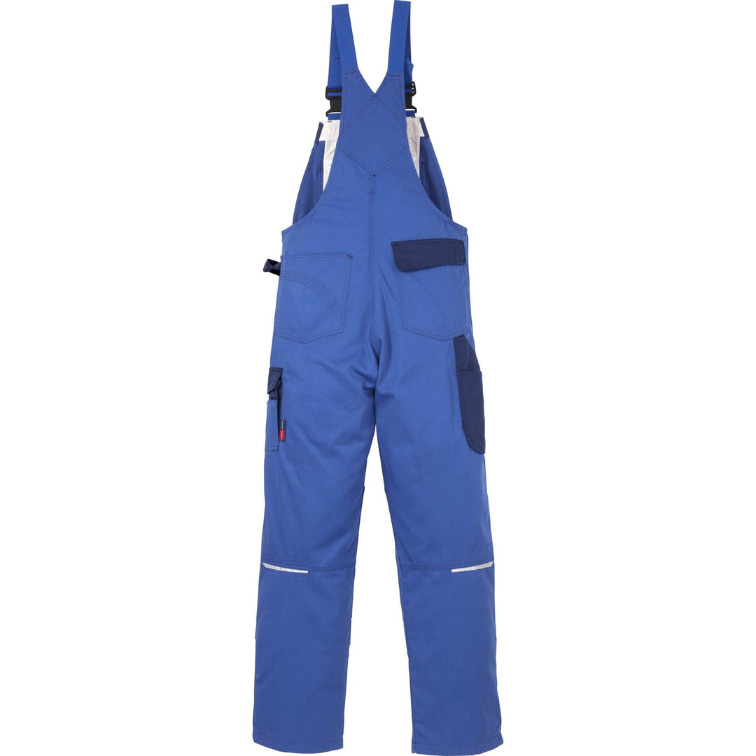 Fristads Kansas Icon Bib and Brace Royal/Navy Back1#colour_royal-navy
