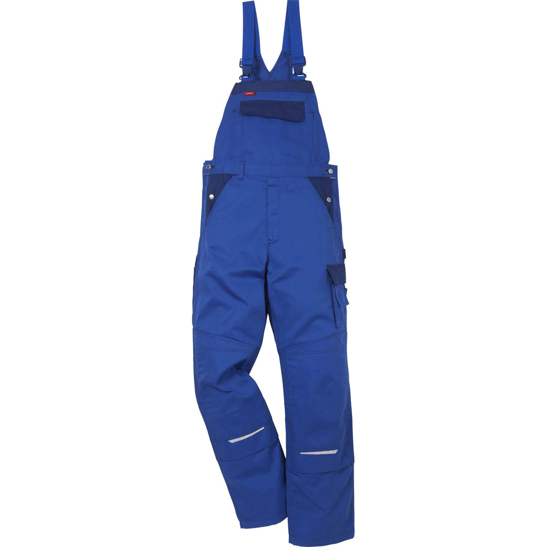 Fristads Kansas Icon Bib and Brace Royal/Navy Front1#colour_royal-navy