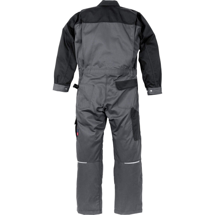 Fristads Kansas Icon Coverall Grey/Black Back1#colour_grey-black