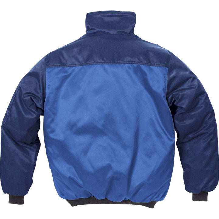 Fristads Kansas Icon Insulated Winter Pilot Jacket Royal/Navy Back1#colour_royal-navy