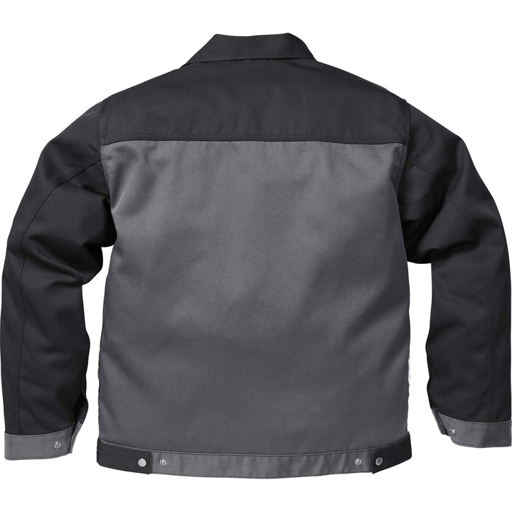 Fristads Kansas Icon Jacket Grey/Black Back1#colour_grey-black