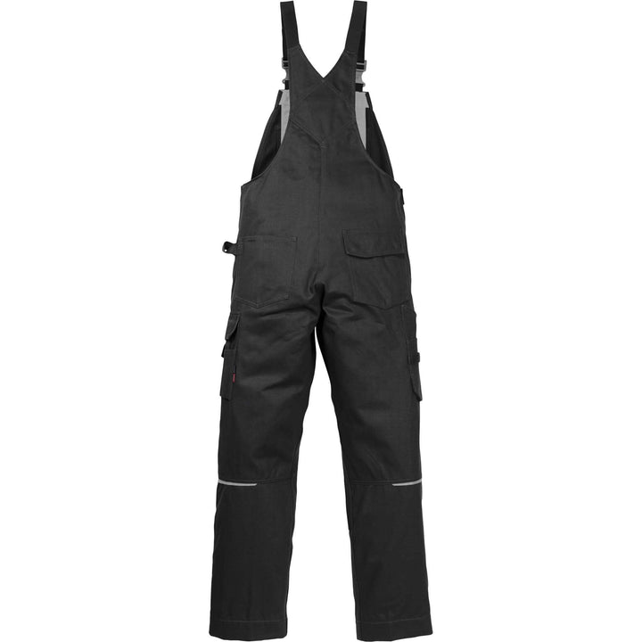 Fristads Kansas Icon One Bib and Brace Black Back1#colour_black