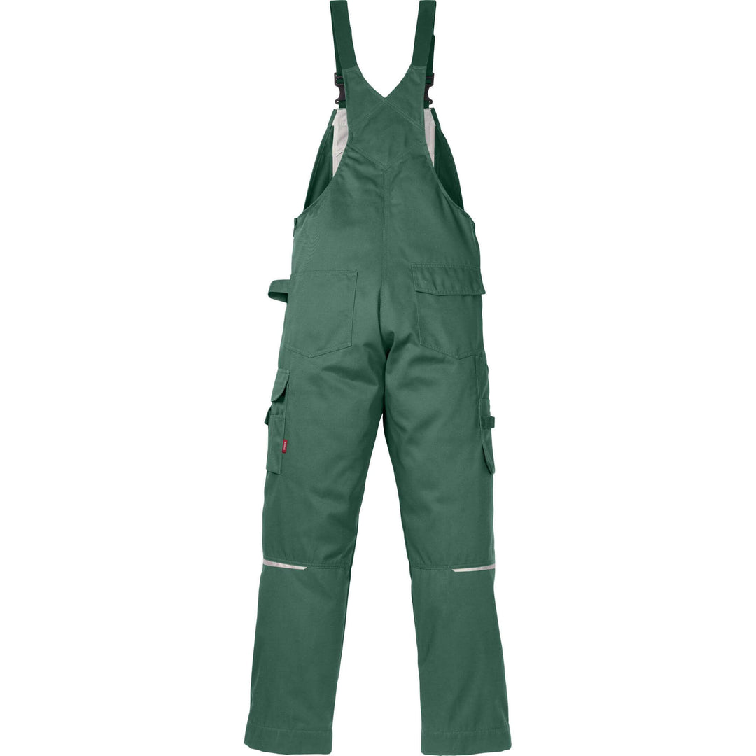 Fristads Kansas Icon One Bib and Brace Green Back1#colour_green